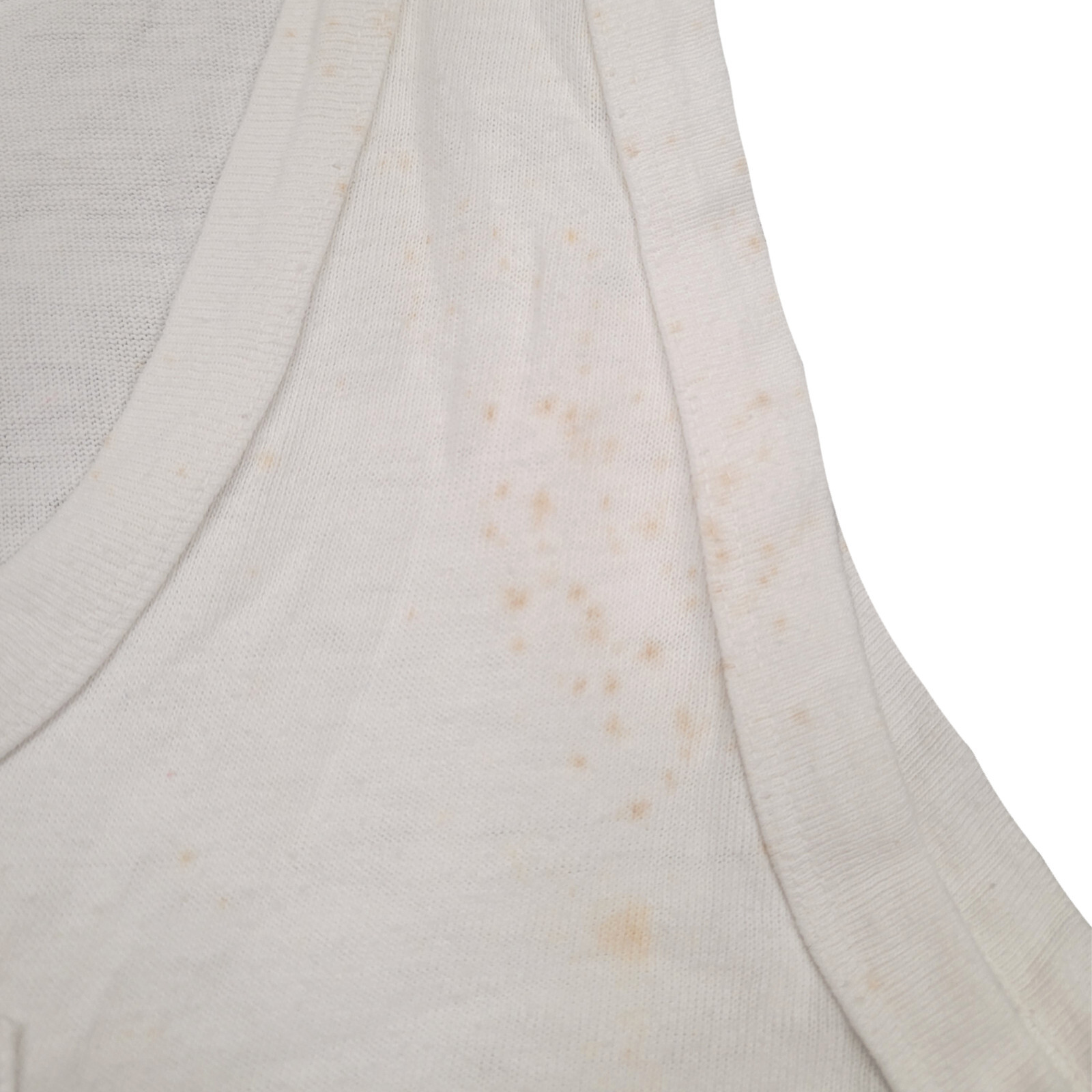 Army Vest Original German Bundeswehr Singlet Dyed Vintage Surplus Tank Top White