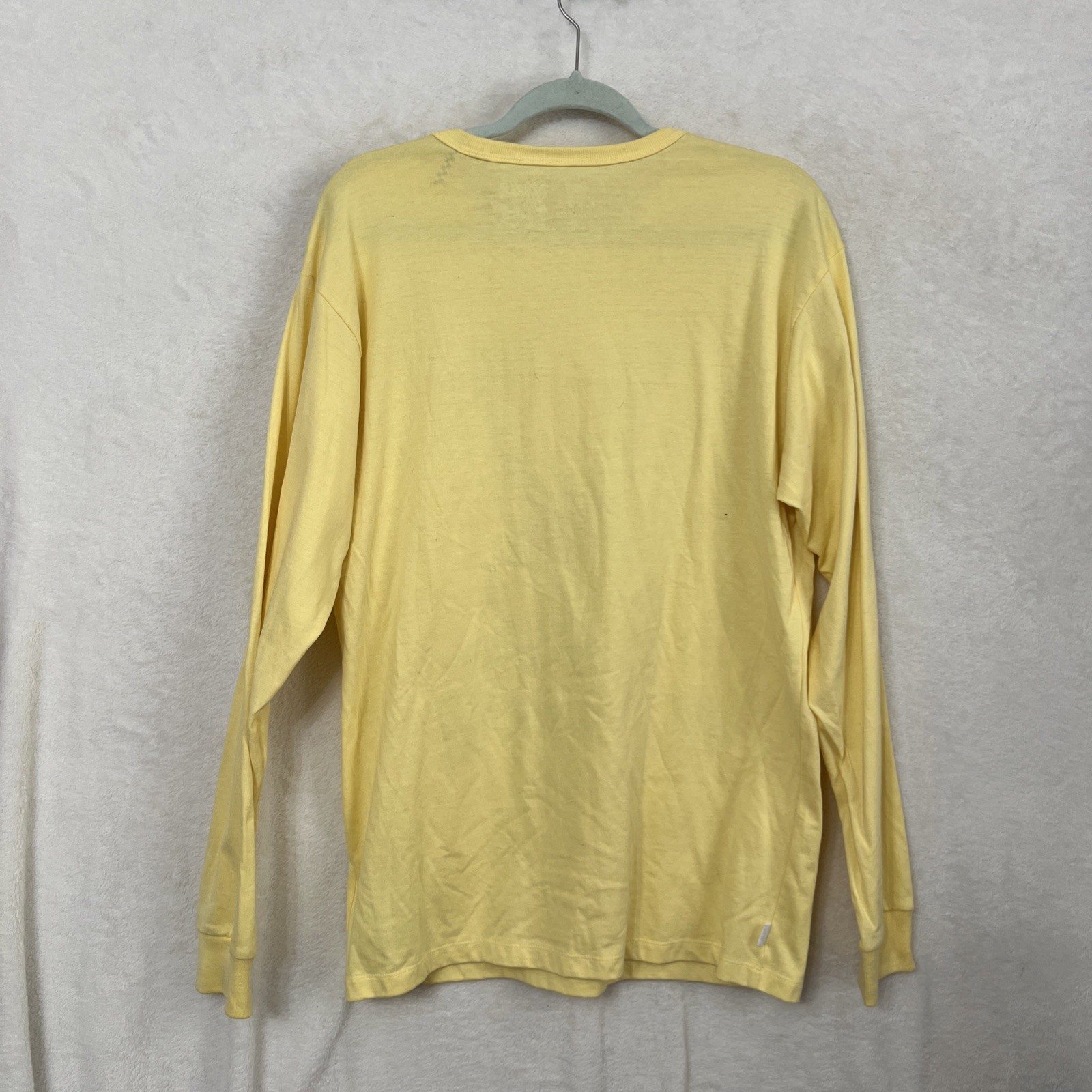 Vans x Daniel Johnston Hi How Are You Alien Yellow Long Sleeve Shirt Size Medium