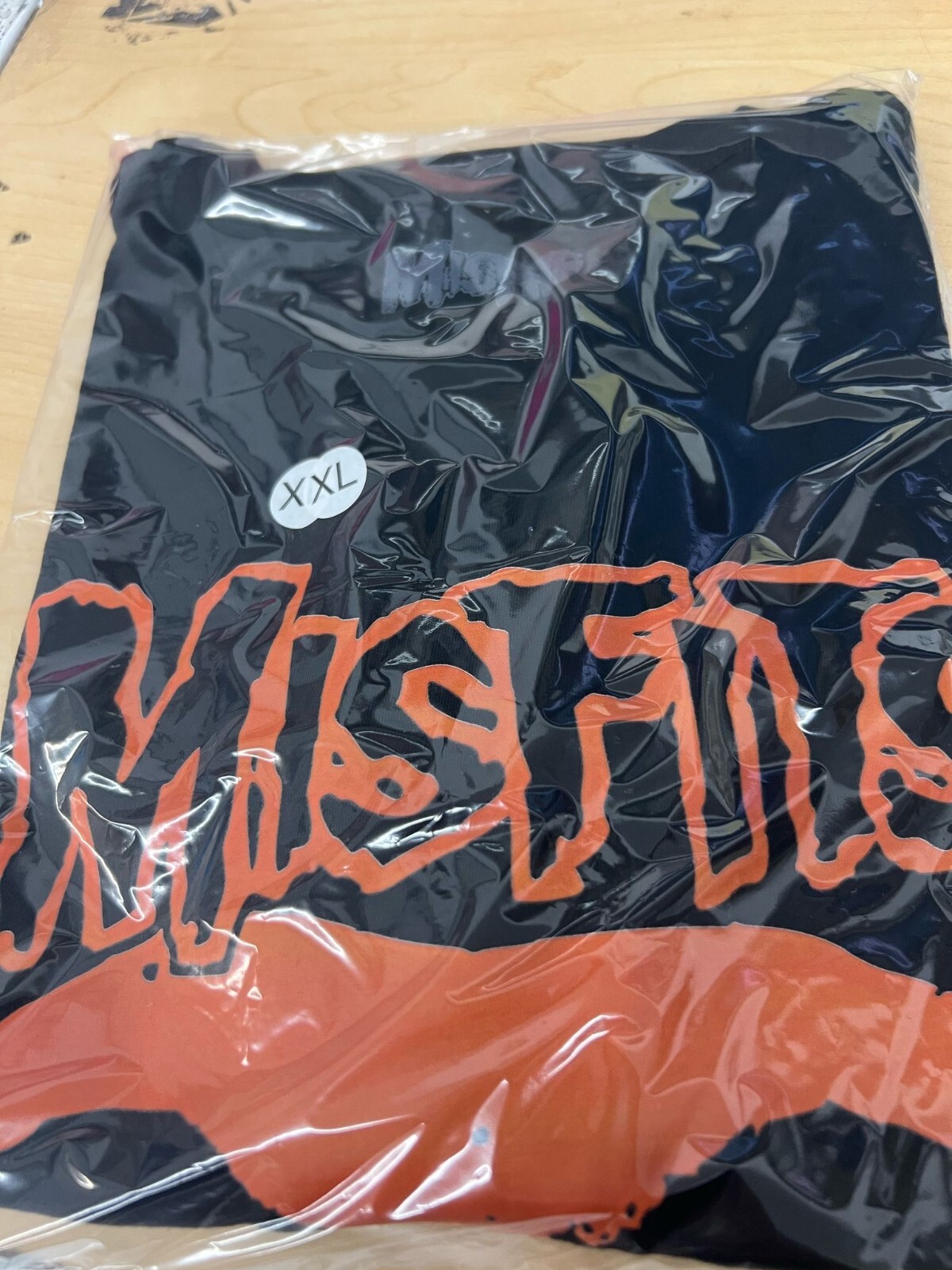 MISFITS ORANGE FIEND SKULL T SHIRT