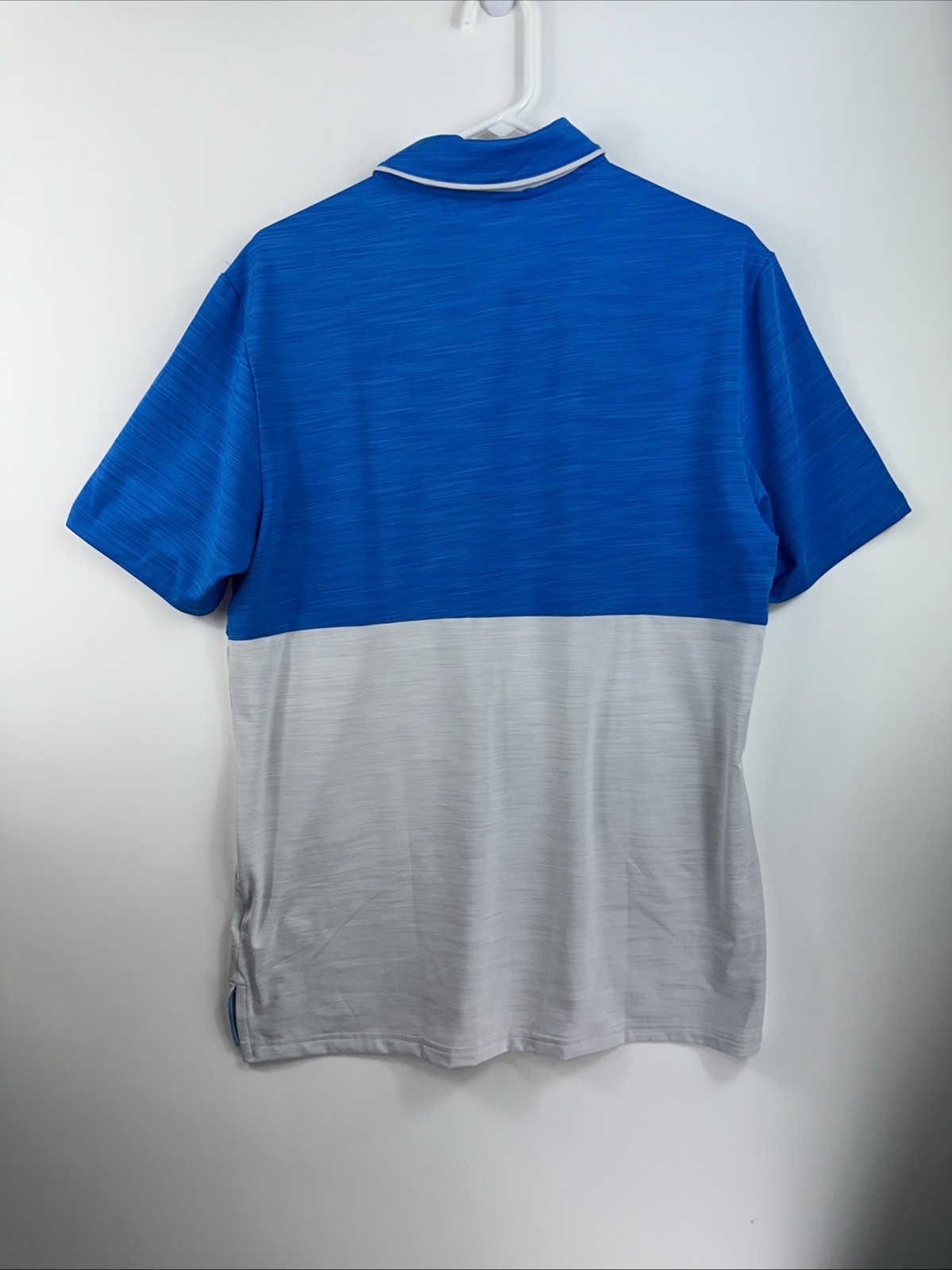 NWT Adidas Golf Men’s Medium Ultimate 365 Polo Blue White Stretch Polo $65