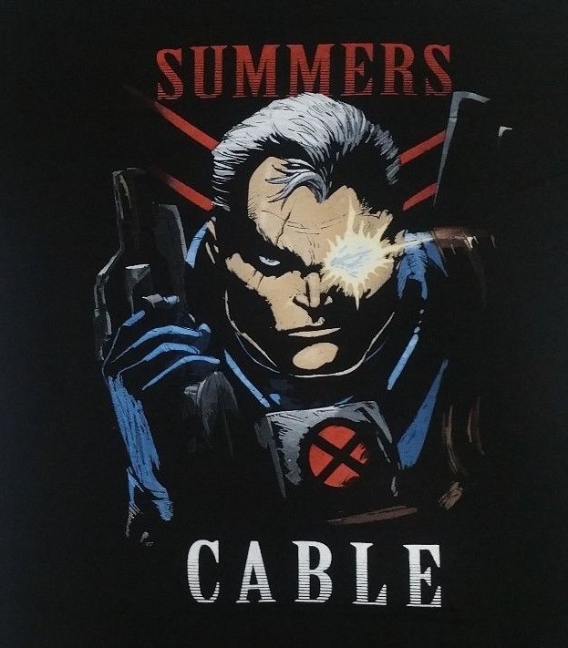 New Marvel Cable Deadpool 2 Comic Cover Mens T-Shirt XS S M L XL 2XL X Force