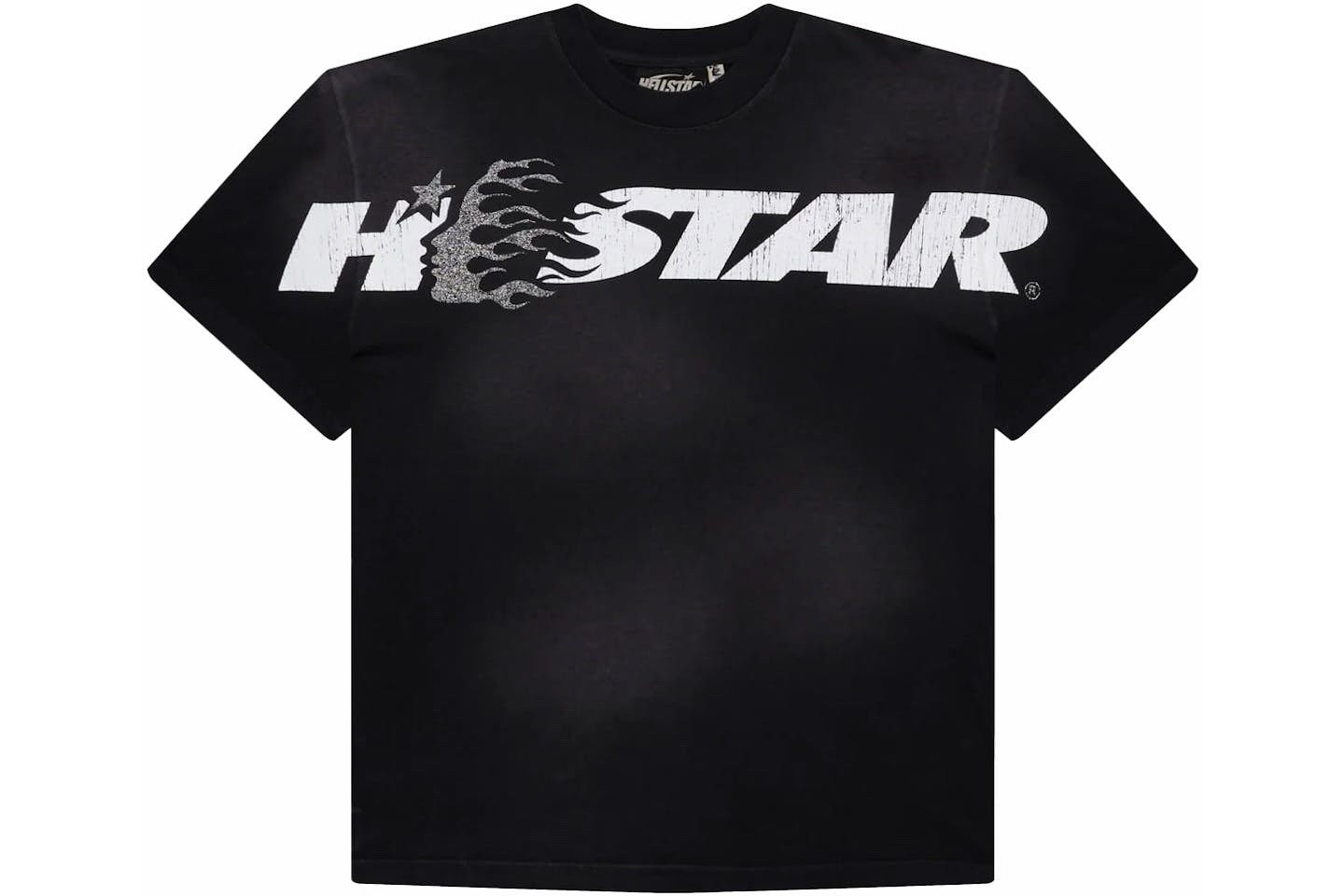 Hellstar Cartoon Logo Glitter Logo Men’s T-Shirt Size M