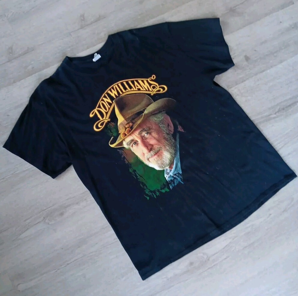 Don Williams Adult T-Shirt Sz XL Short Sleeve Crewneck “The Gentle Giant” Logo