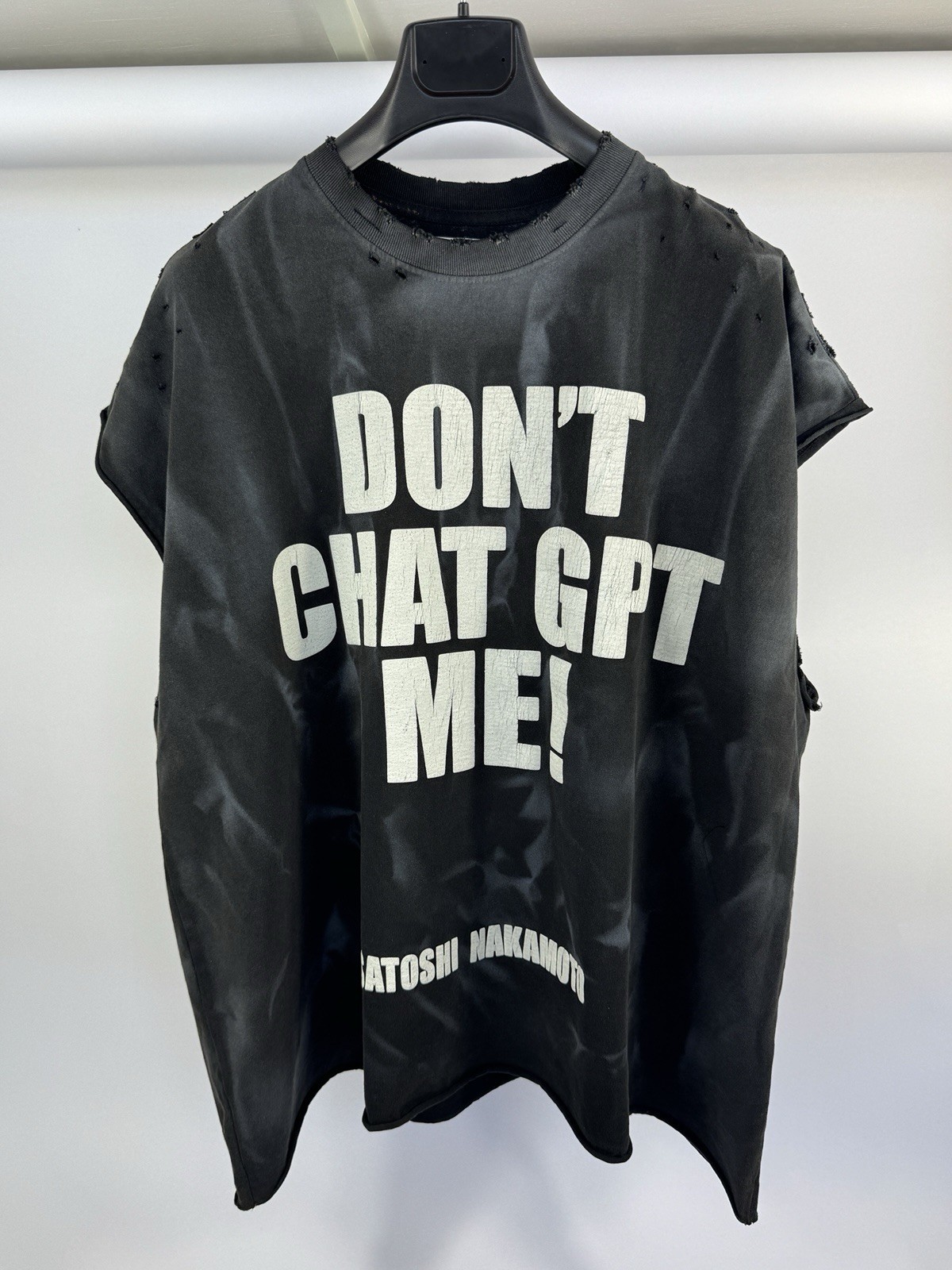 Satoshi Nakamoto – Don’T Chat GPT To Me! T-Shirt Size: XL