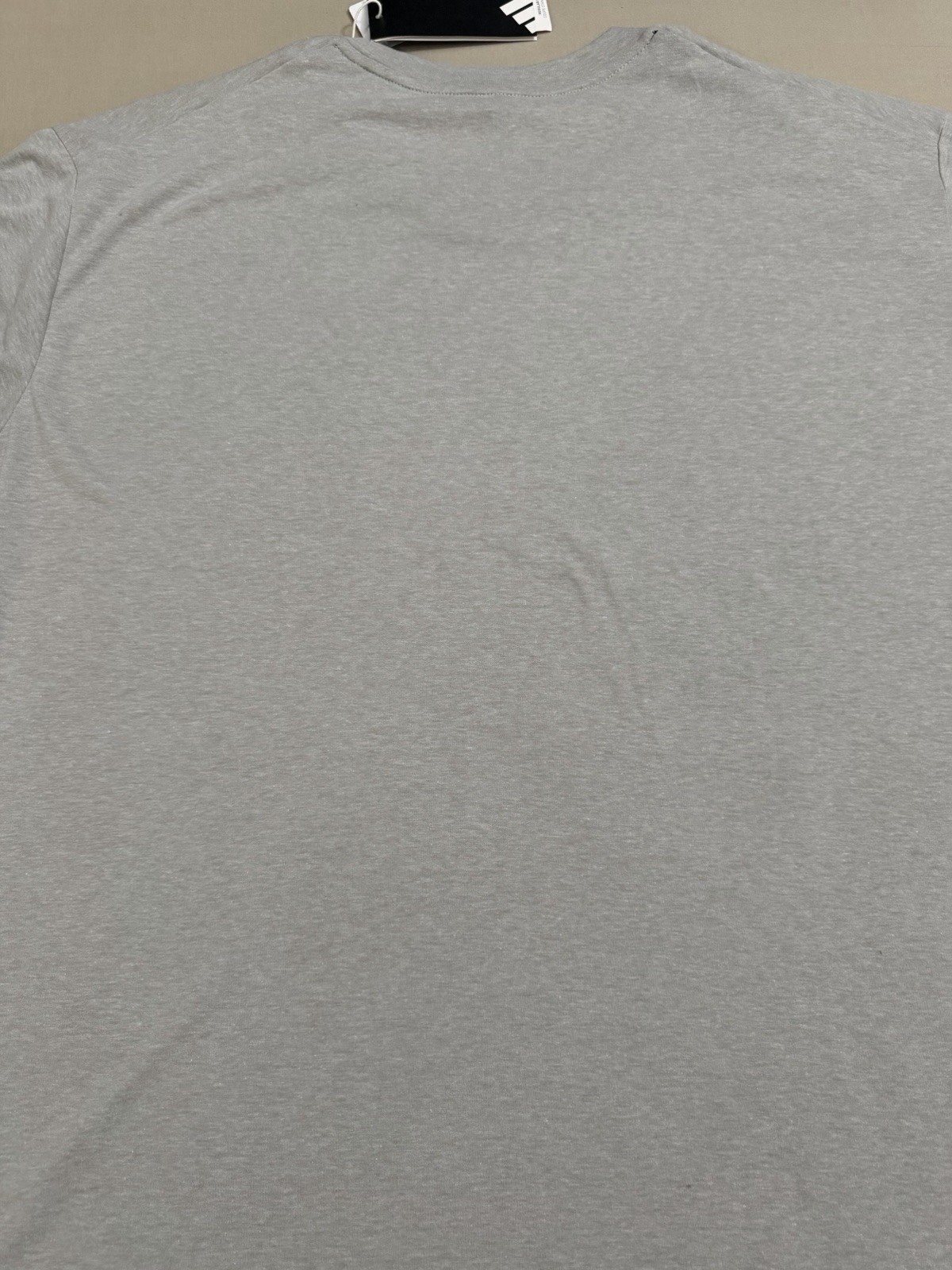 NEW..MEN TALL-3XL ADIDAS TRAIN ESS TEE (MEDIUM GRAY HEATHER) LOOSE FIT