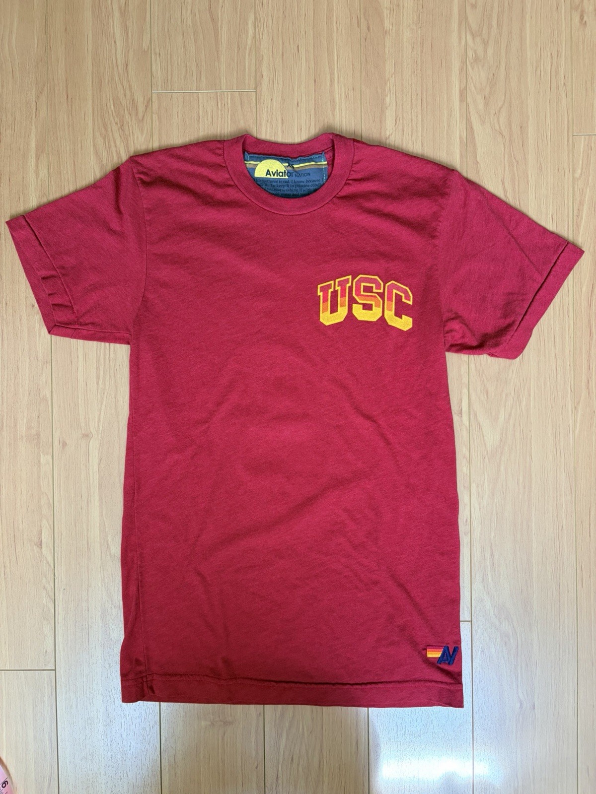 Aviator Nation USC Bolt Tee Shirt – Unisex XS – Excellent Condition NWT