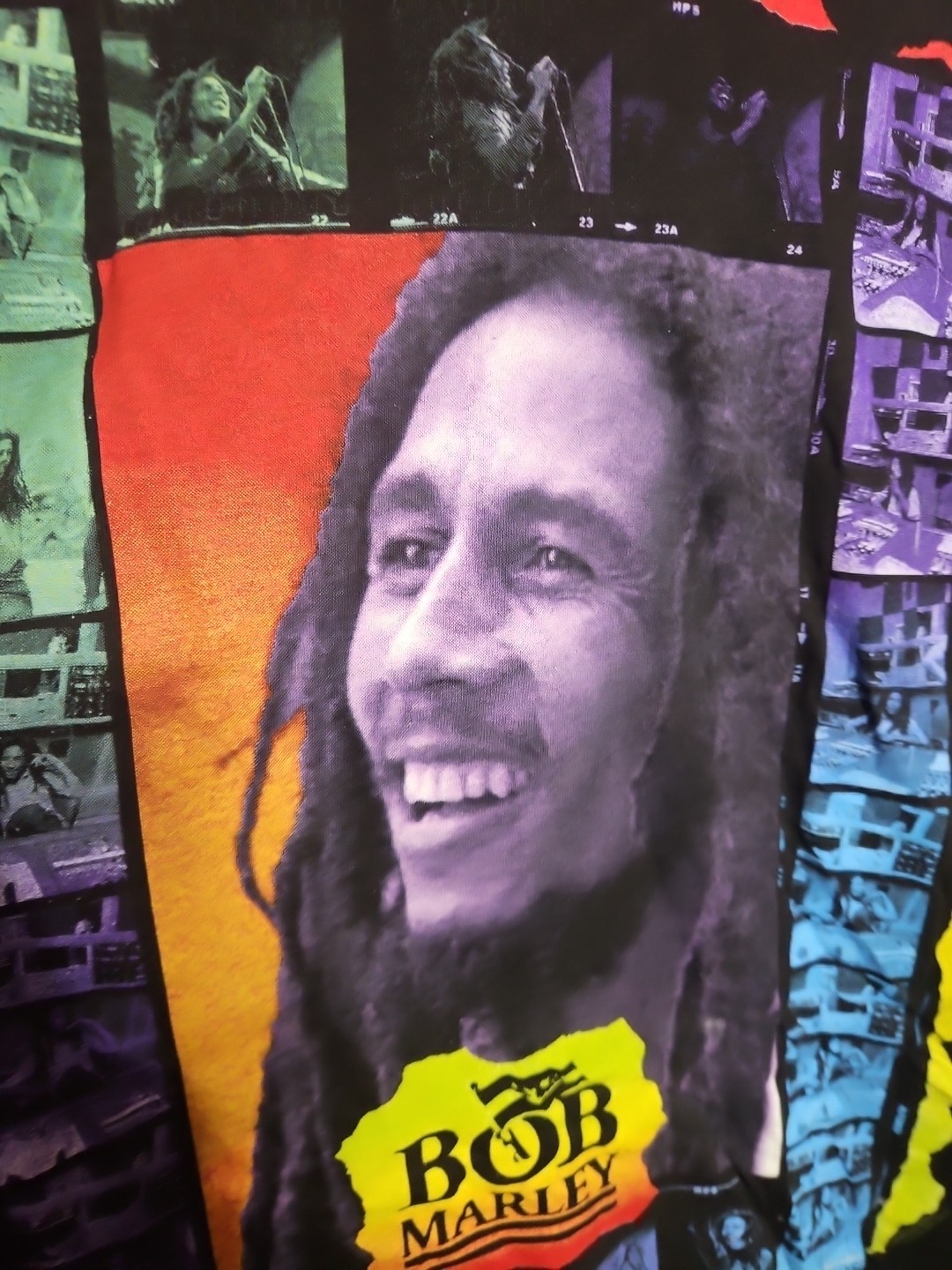 DRY ROT Vintage 90s Wild Oats Bob Marley Rap Tee T Shirt Men’s Large Band Reggae