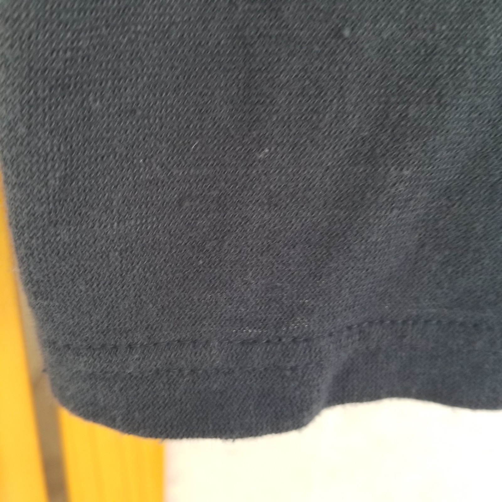 Saturdays NYC T-Shirt Men’s Large Cotton Linen Blend Pocket Dark Blue