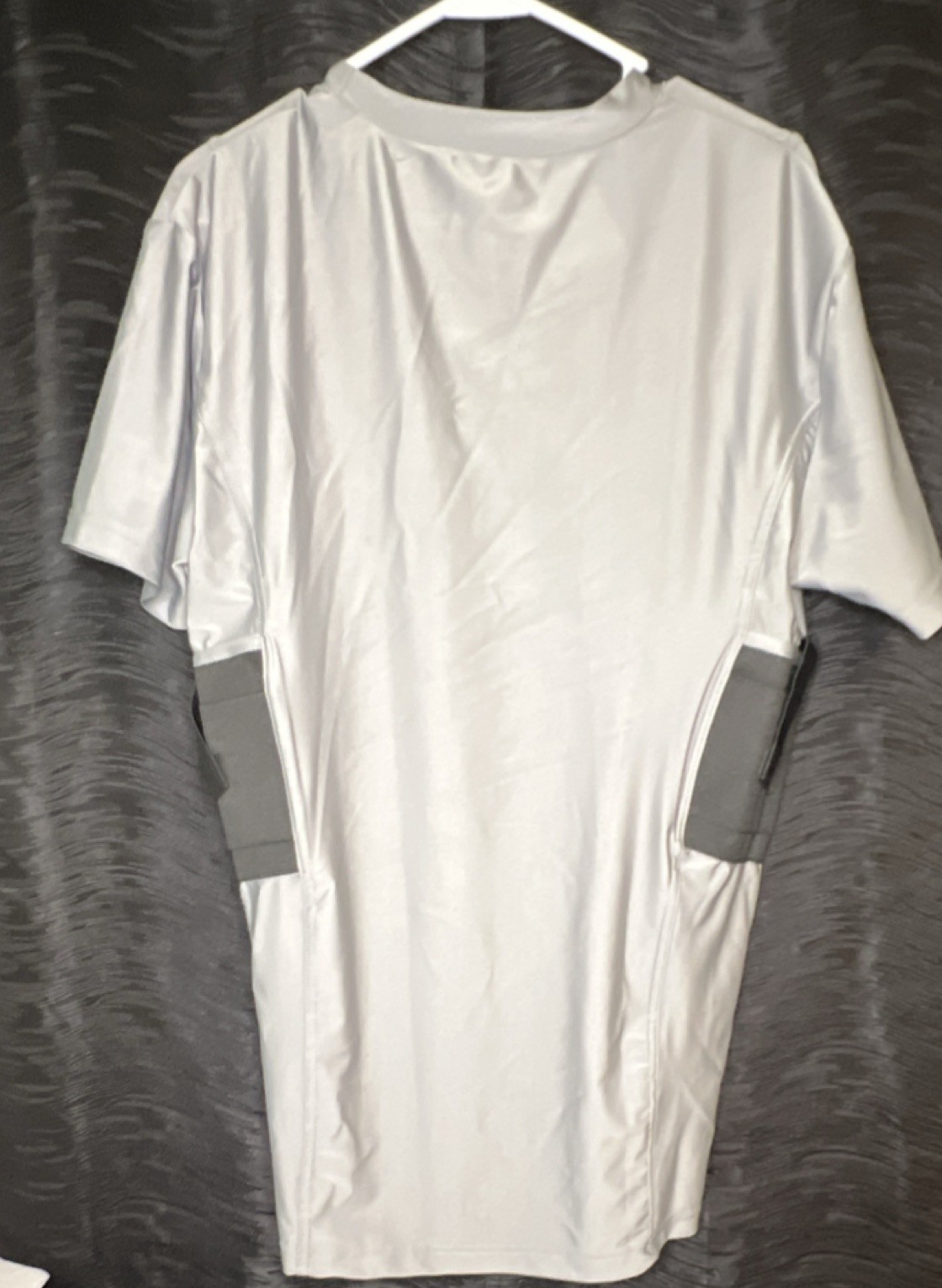 Concealment Shirt Men’s 2X-Large Gray T-Shirt Pockets Polyester Spandex