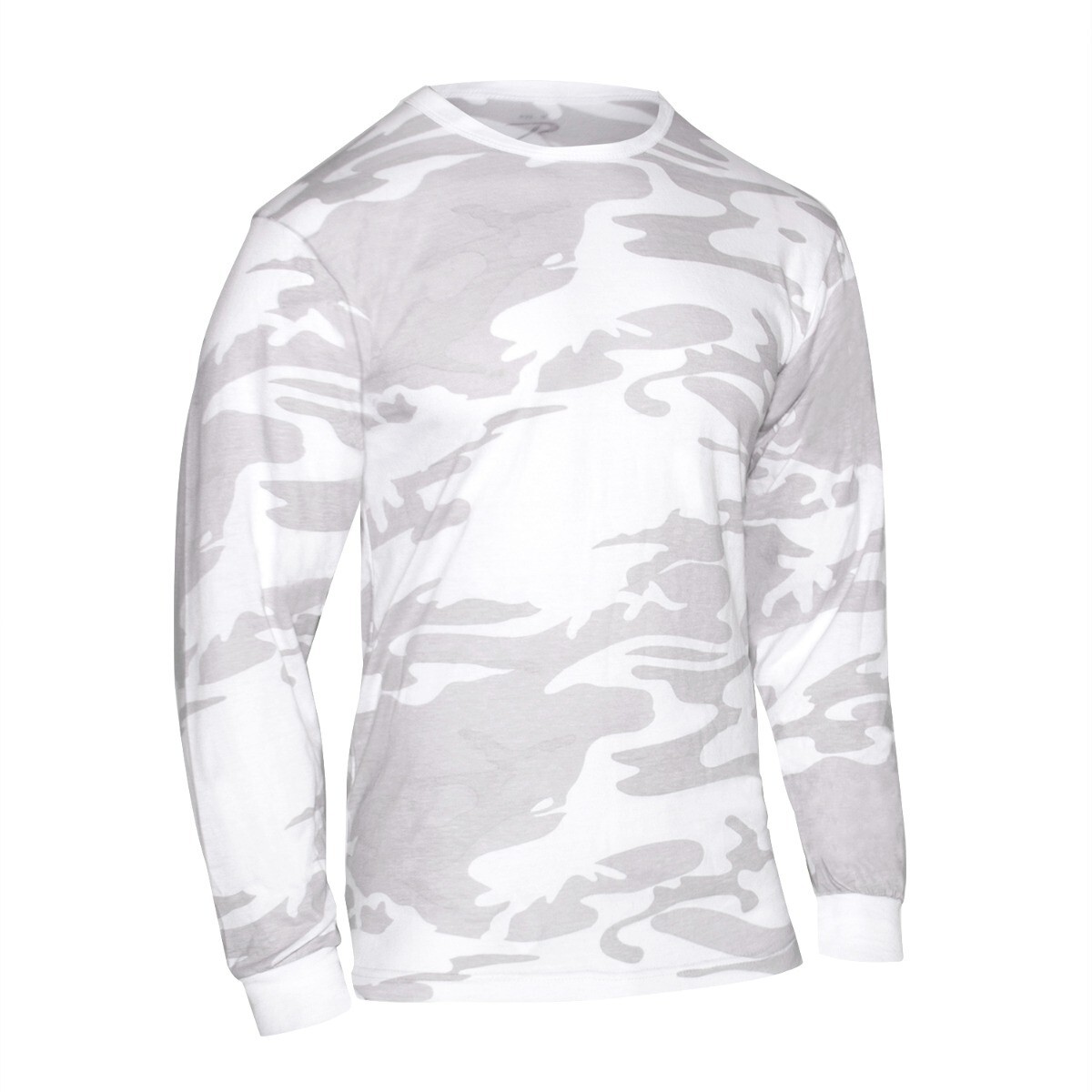 Rothco White Camo Long Sleeve T-Shirt Tactical Military Crew Tee Undershirt