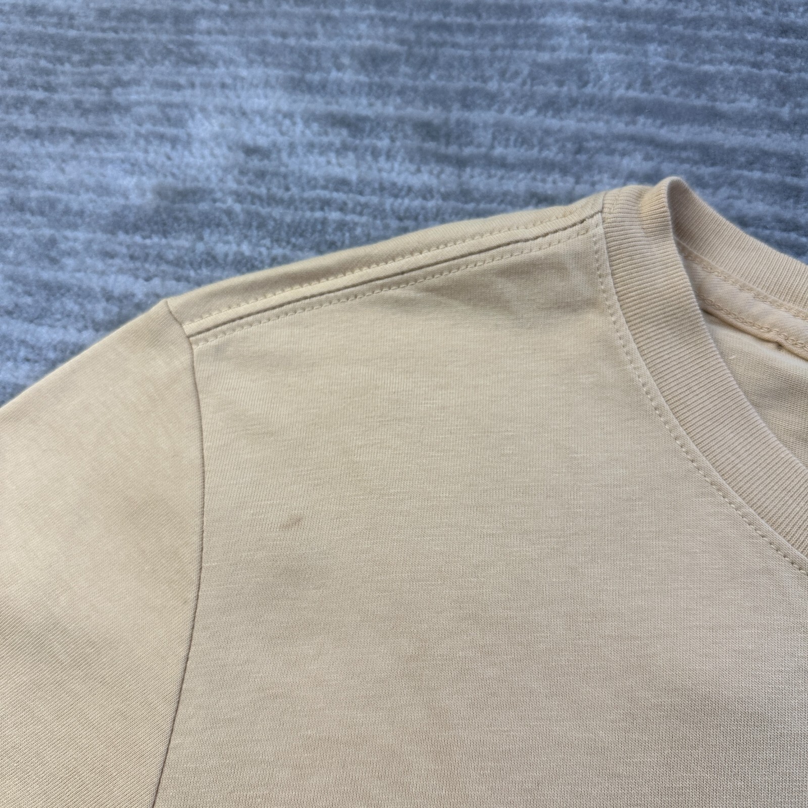 NEW Jordan Shirt Mens Small Beige Tan Long Sleeve Graphic Sneakerhead Jumpman