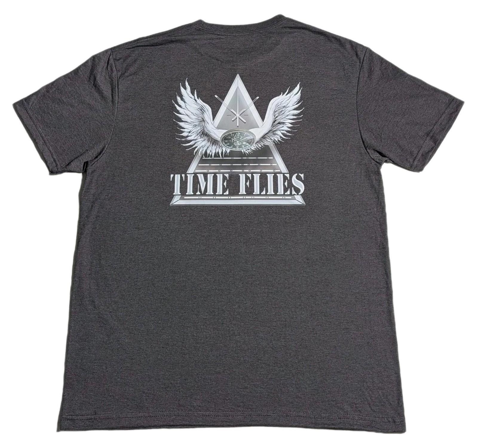 Graphic Tees T-shirt Design “Time Flies” Any Occasion Custom Gift