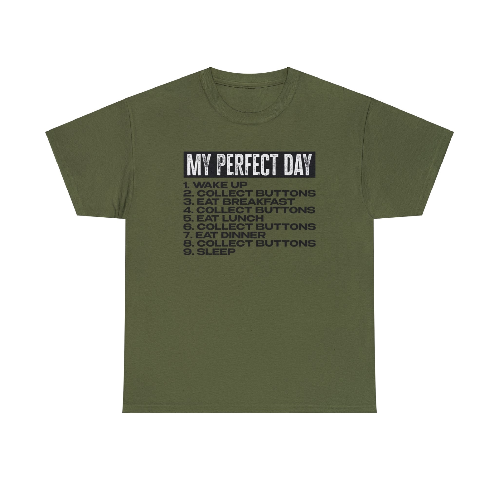 Button Collector Collection Shirt Gifts Tshirt Tee Crew Neck Quotes Men Unisex