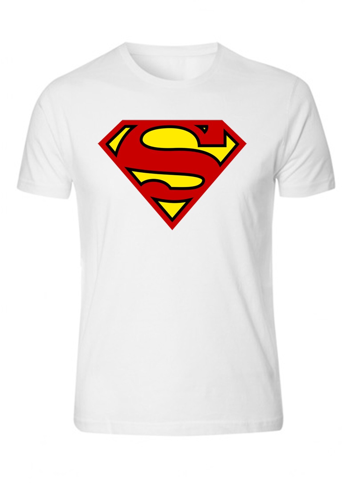 Superman Shirt Unisex White T-shirt Tee S – 5XL T-Shirt Tee