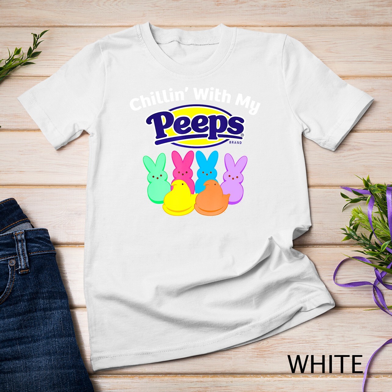 Peeps Easter Chillin’ With My Peeps T-Shirt Unisex T-shirt
