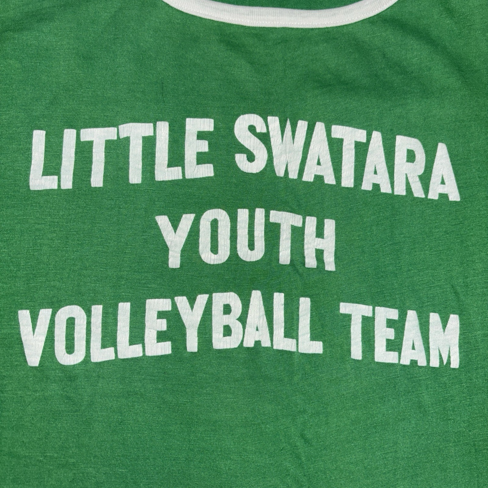 Vintage 70s Jersey Shirt XS USA Volleyball School Grunge 90s Single Stitch