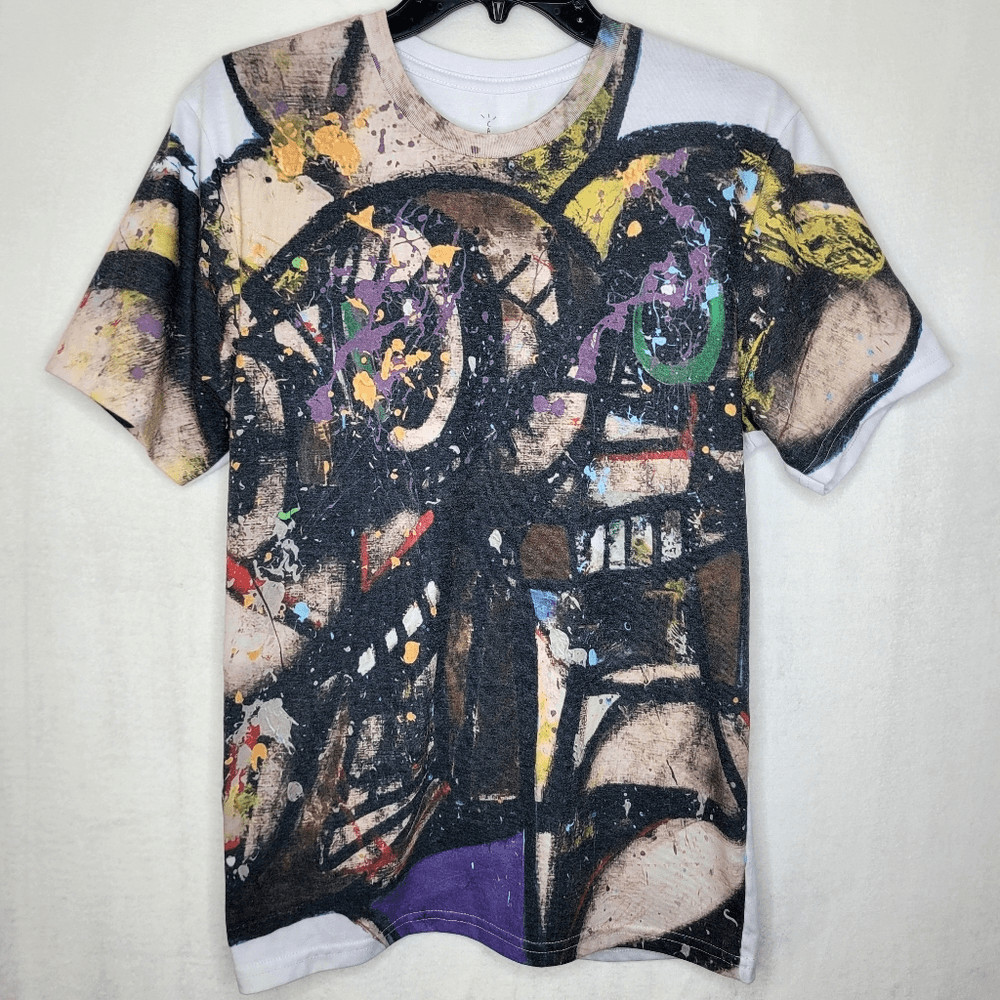 Cactus Jack George Condo Abstract Art T Shirt Size Medium