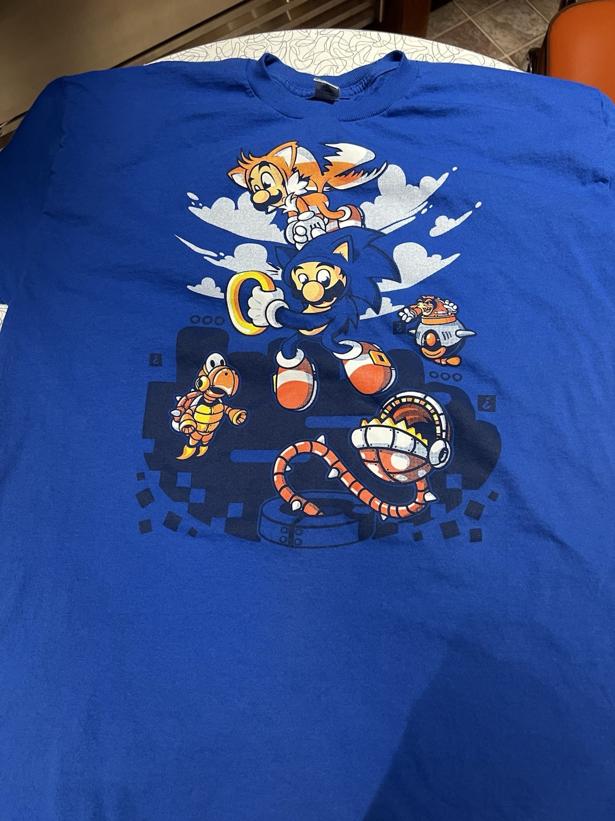 Teefury Large Mario Shirt