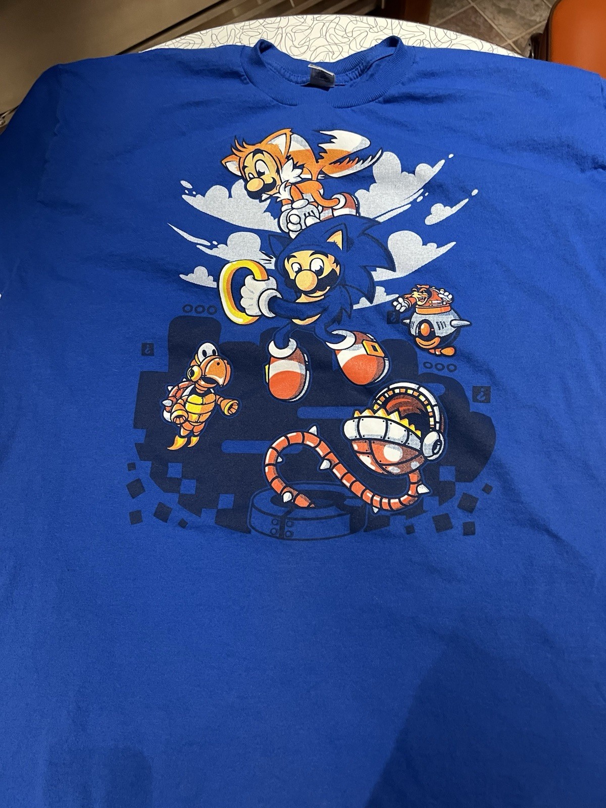 Teefury Large Mario Shirt