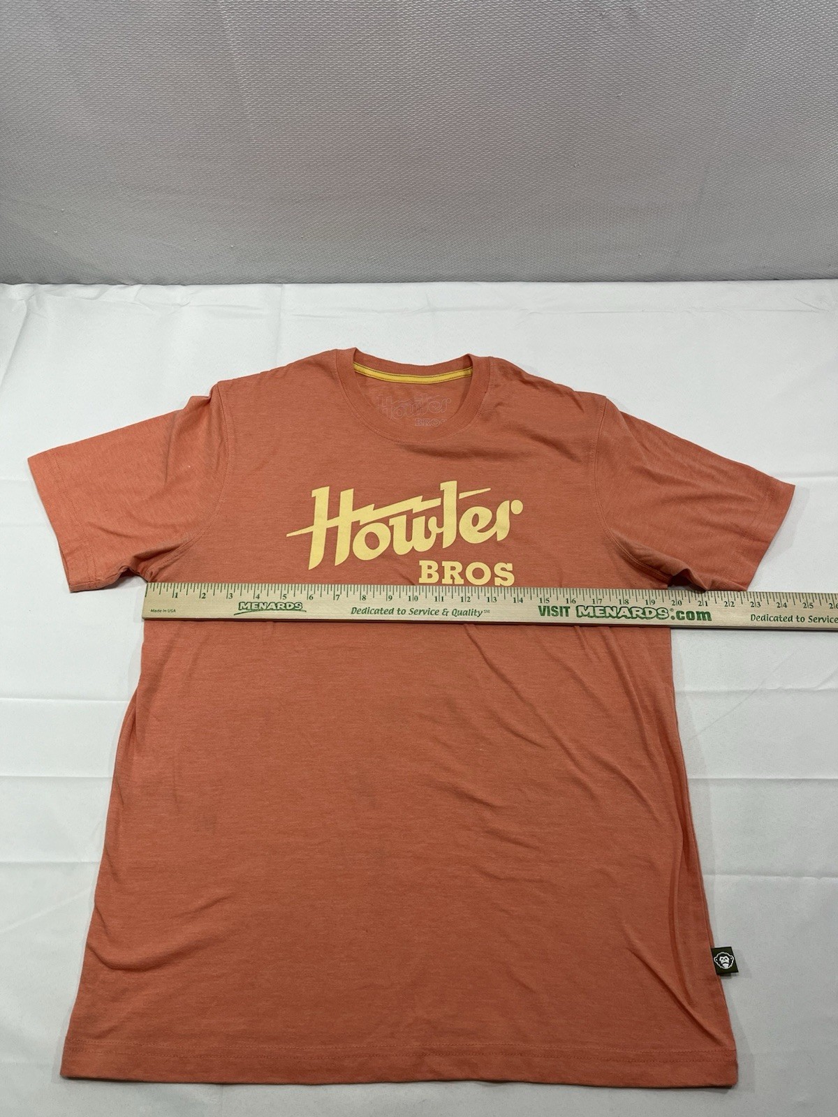 Howler Bros Mens Medium Electric Tee Coral Heather T Shirt Casual Outdoors