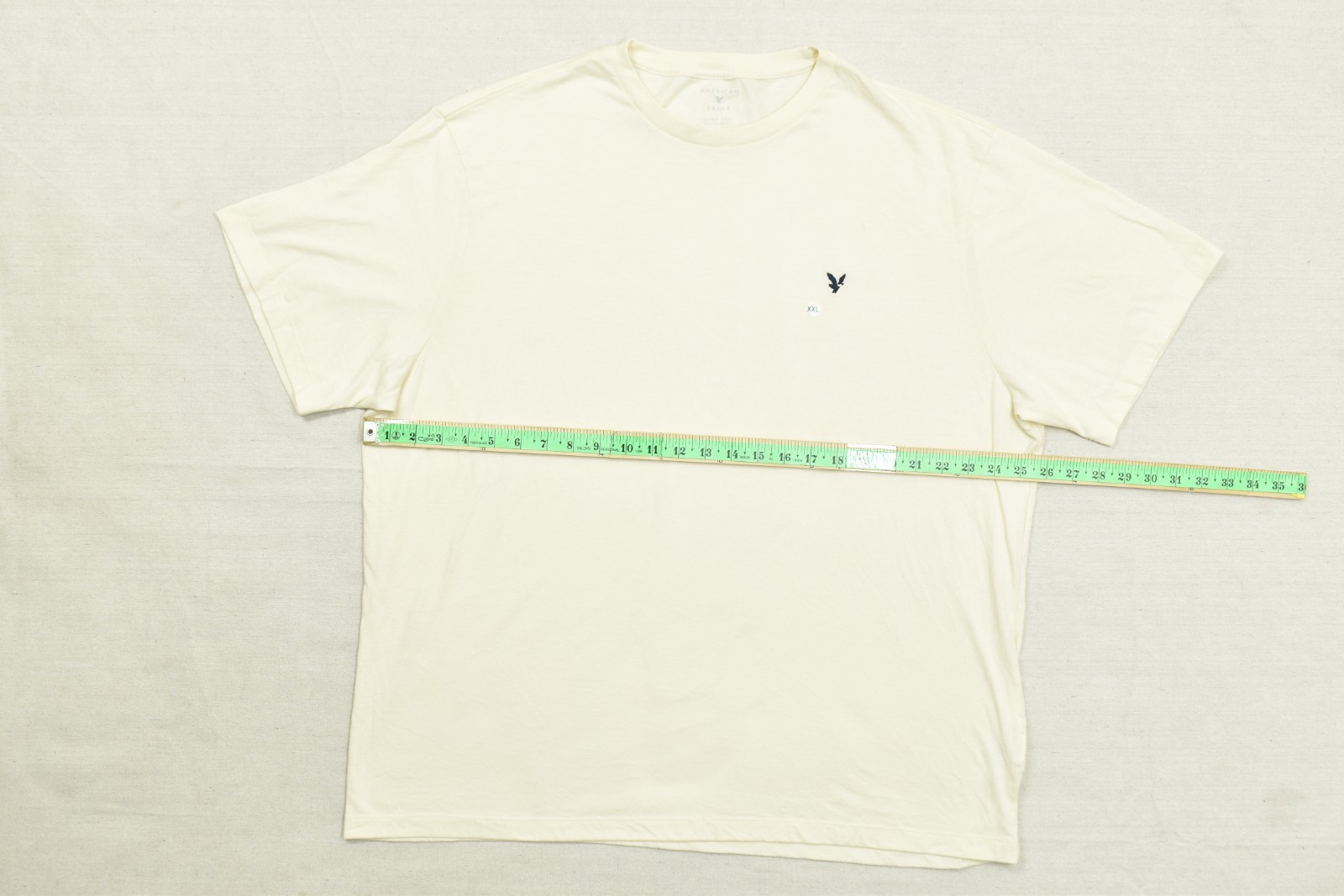 American Eagle Super Soft Standard Fit Cream T-Shirt Men’s Size XXL NEW