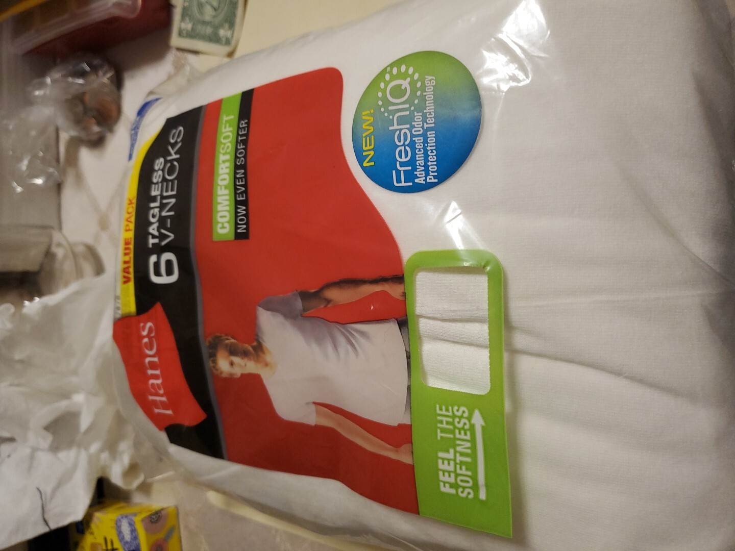 Hanes 777VP6 Men’s T-Shirt, Size L – White (6 Piece) Won’t Last Hurry