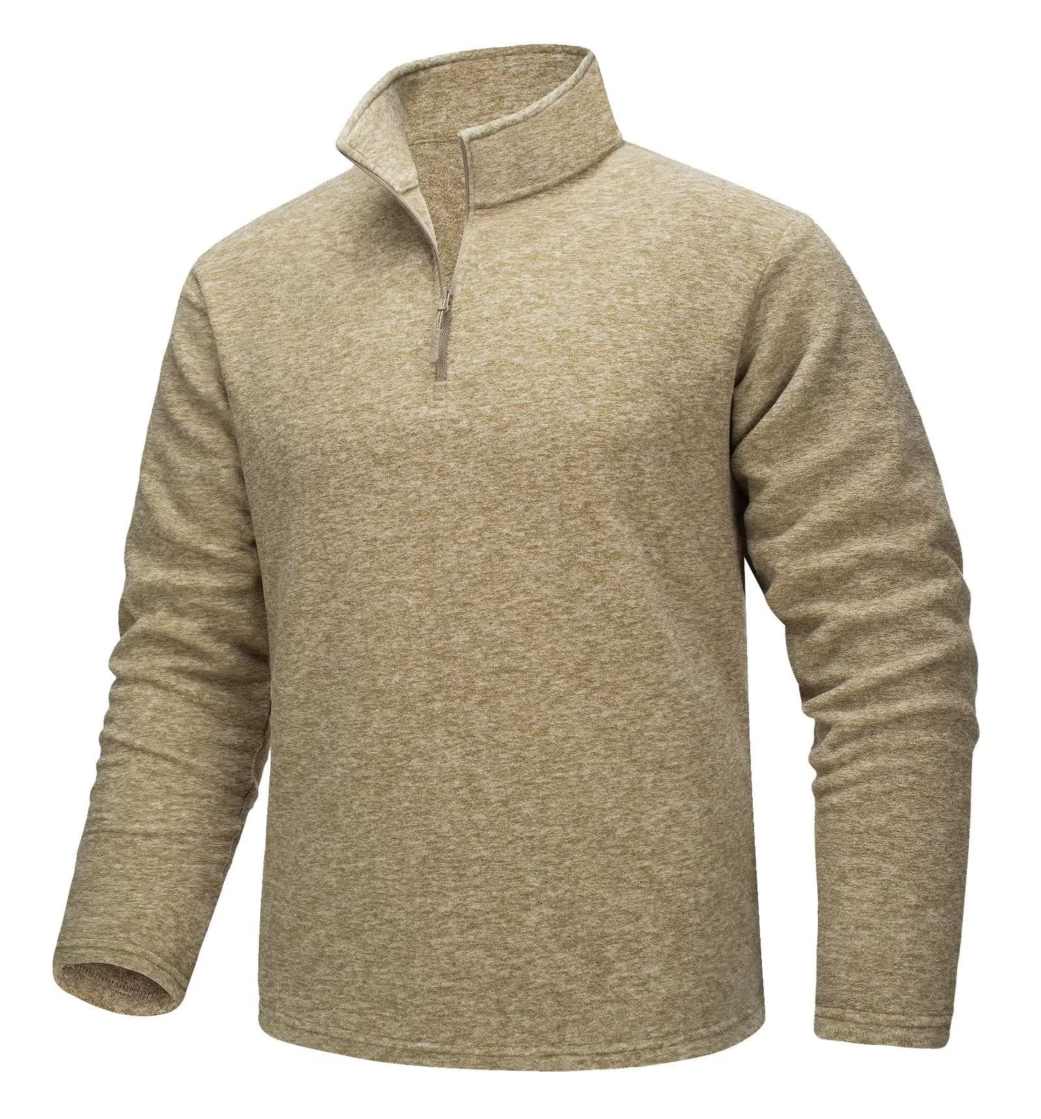 Men’s 1/4 Zip Up Fleece Pullover Casual Lightweight Long Sleeve Warm Sweatshirt