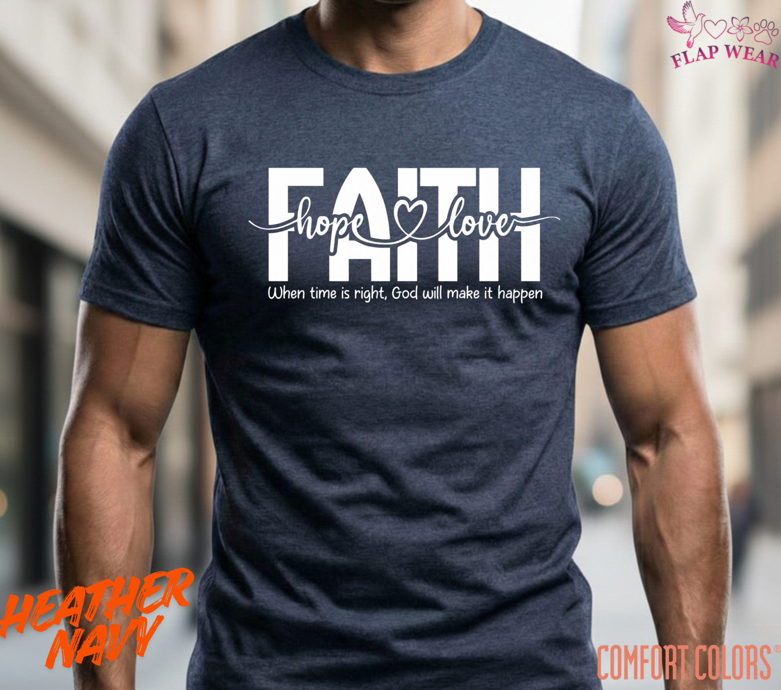 Unisex Faith Hope Love T-Shirt, Men T shirt,Women T shirt Gift ReligionTop