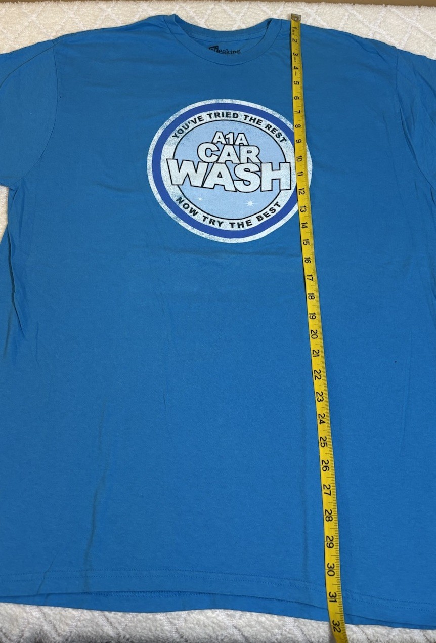 Breaking Bad 2013 Official TV Show A1A Car Wash Shirt Men’s Size 2XL