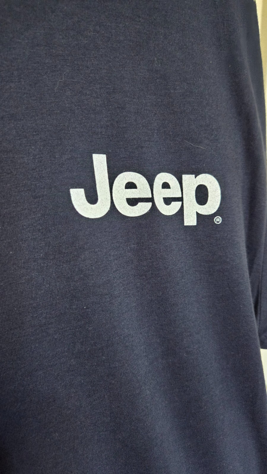American flag and Jeep country road graphic T Shirt XL