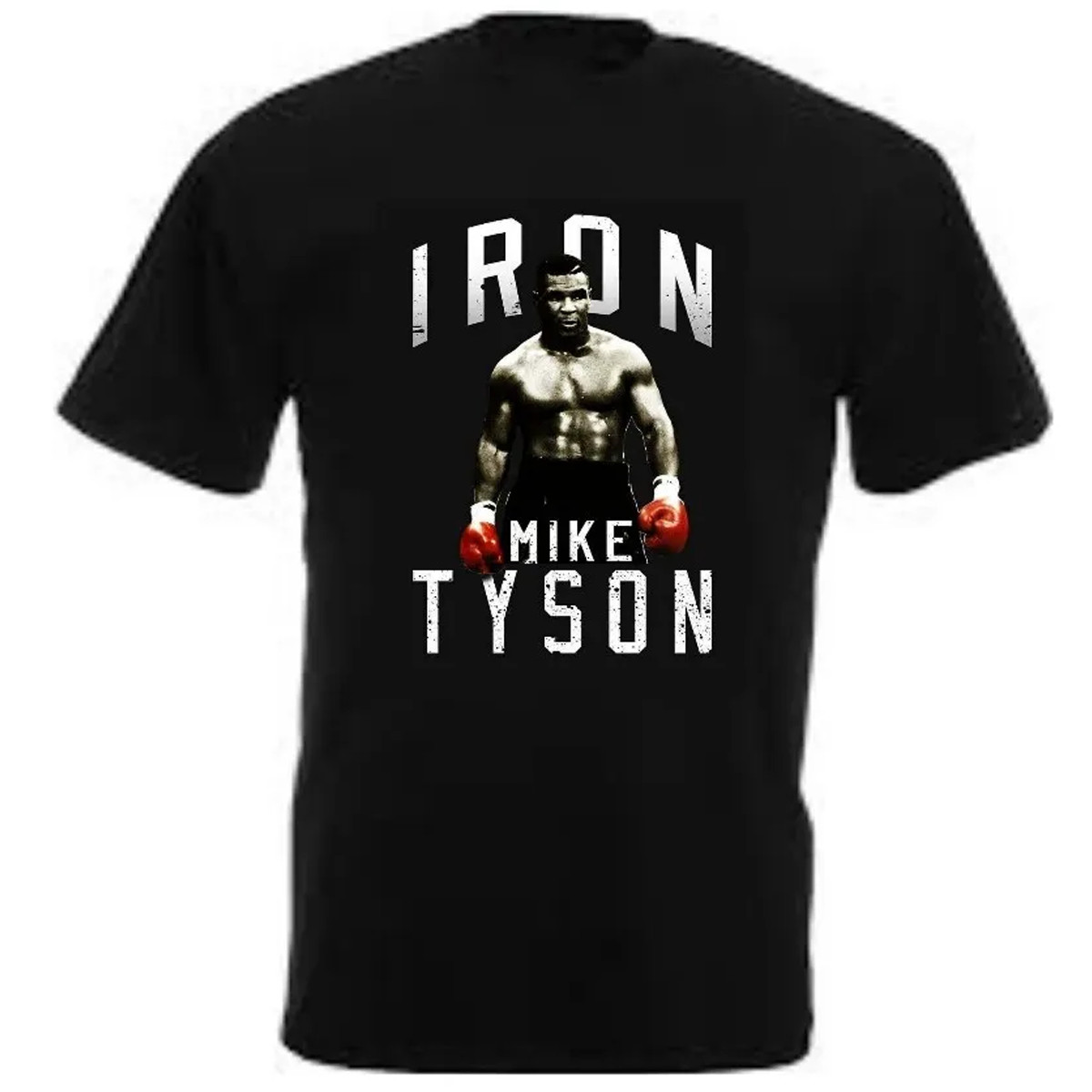 Mike Tyson BOXING black T-shirt short sleeve All sizes Unisex 1F612