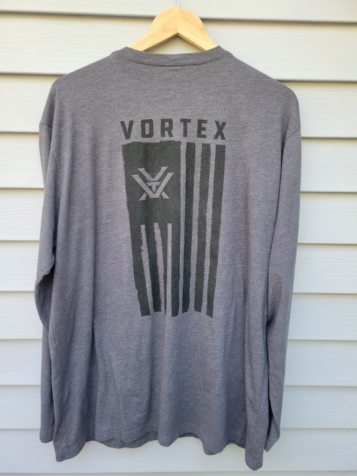 Vortex Optics Unisex Gray Long Sleeve T-Shirt Men XL