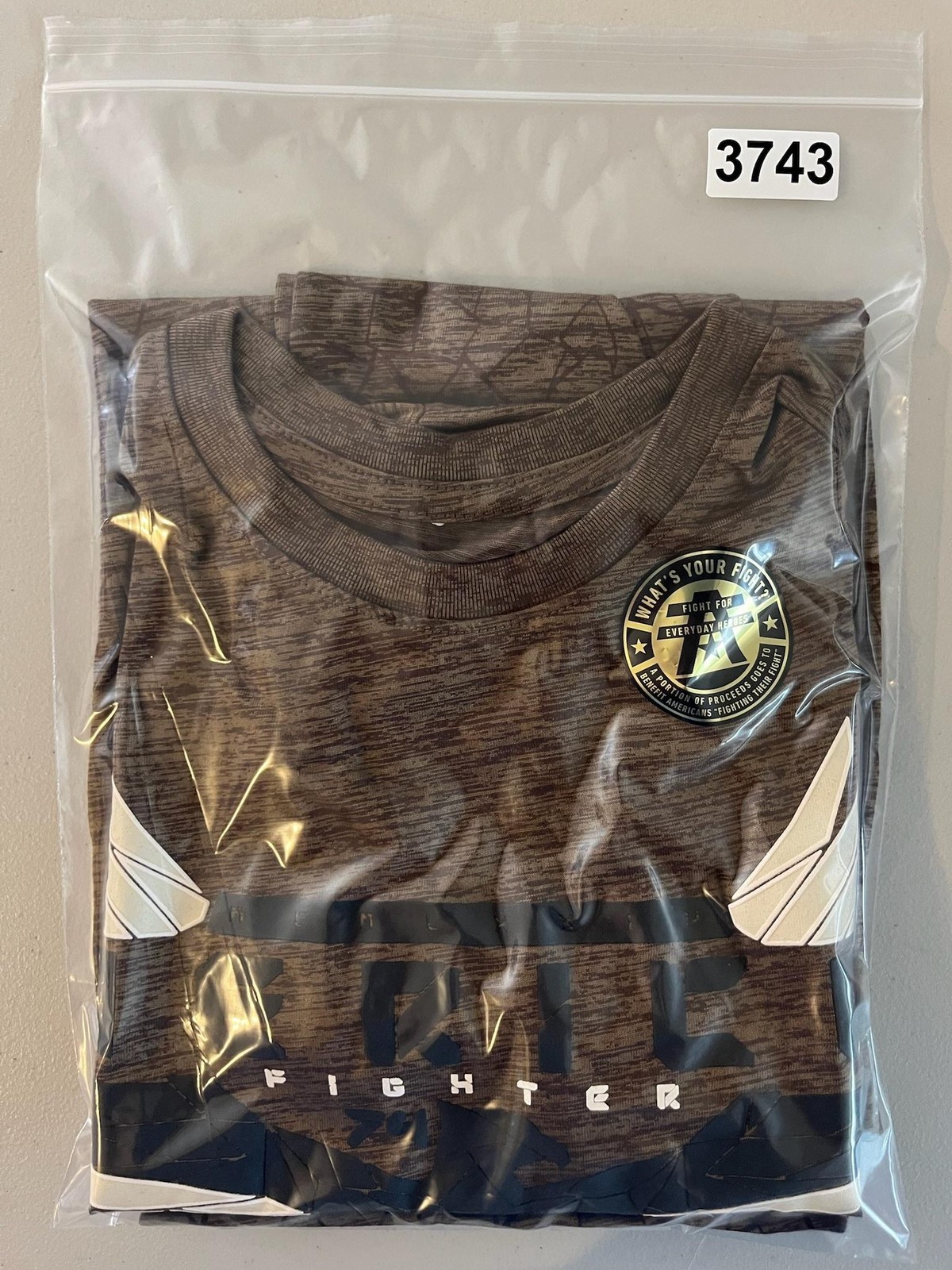 American Fighter Shirt Mens 2XL Brown Hertford S/S Eagle Graphic Tee NEW
