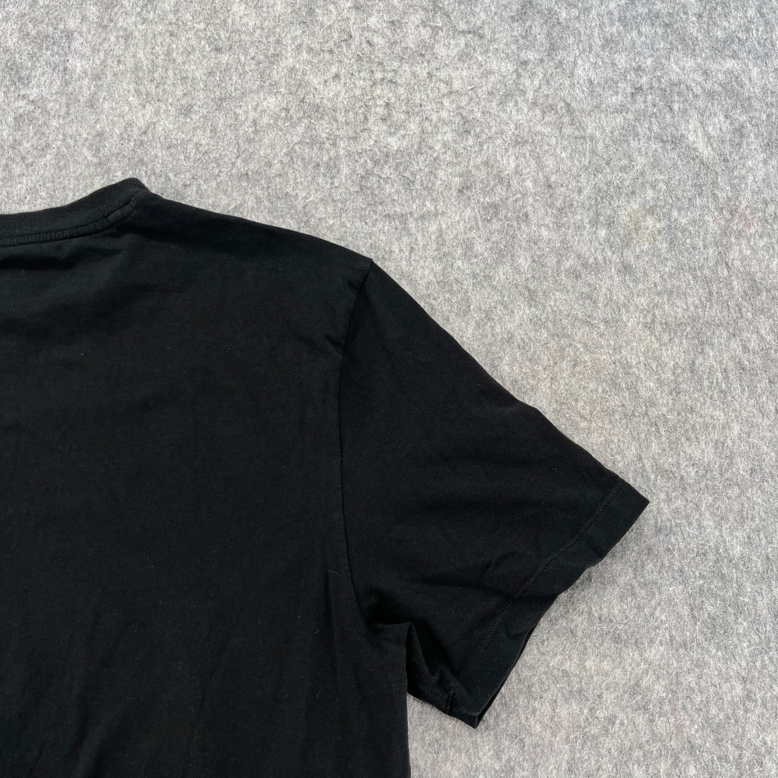 Lacoste Mens Logo T Shirt Black Graphic Size S