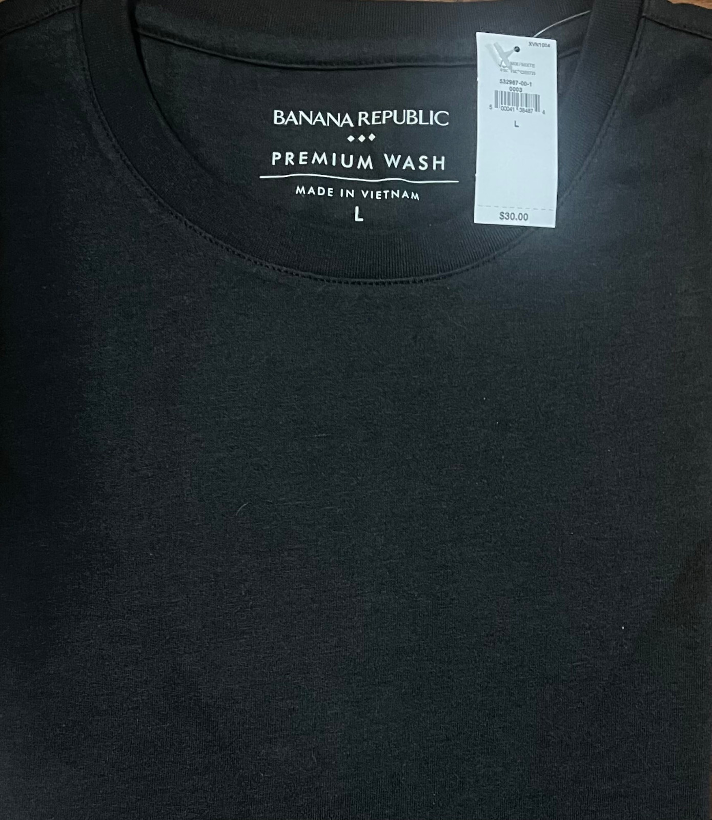 Banana Republic Men’s Short Sleeve Crew Neck Premium Wash T-Shirts S-XXL, Choice