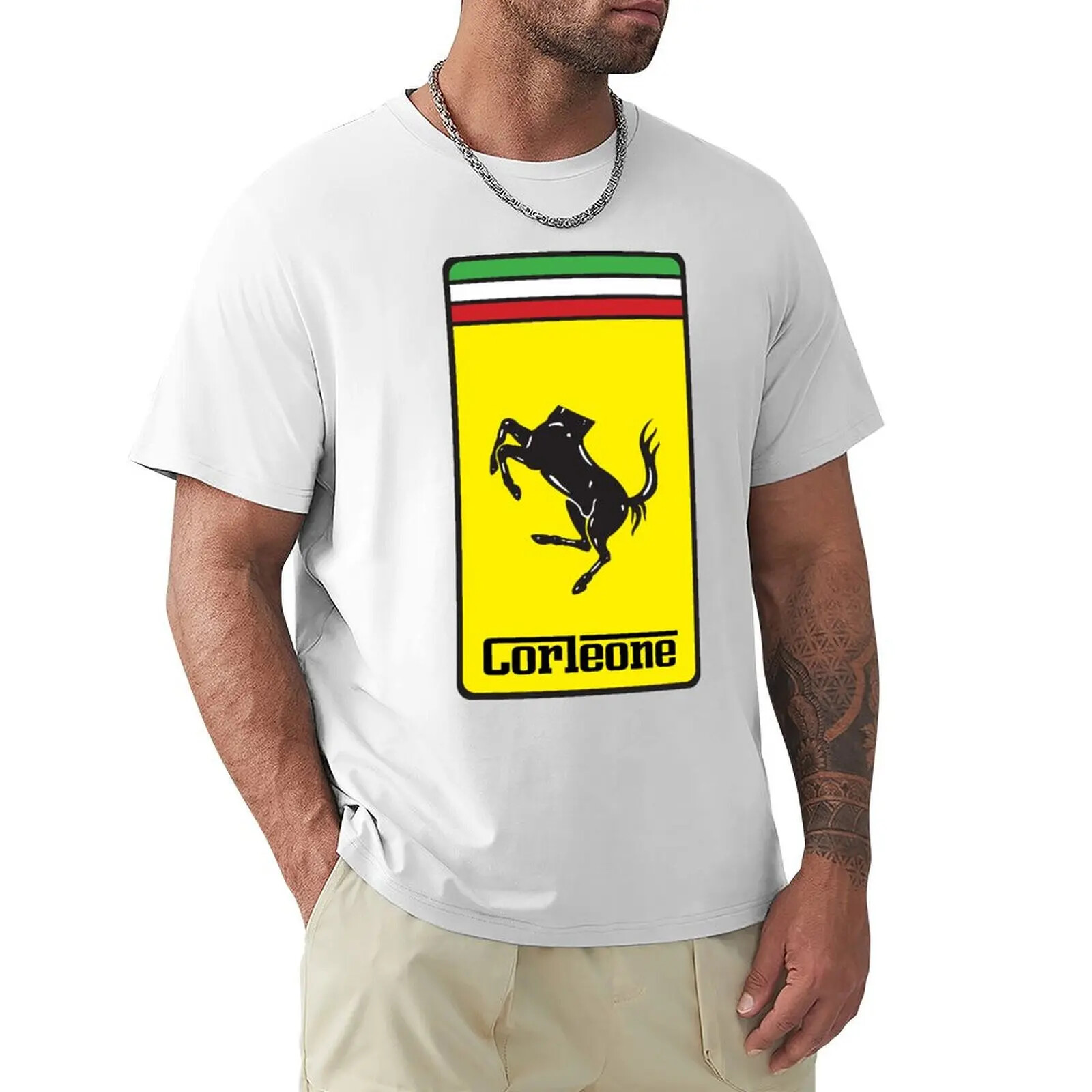 Corleone T-shirt quick-drying boys whites sweat animal prinfor boys mens t shirt