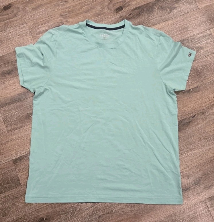 Rhone T Shirt Mens XL Green Element Tee Short Sleeve Pima Cotton Anti Odor