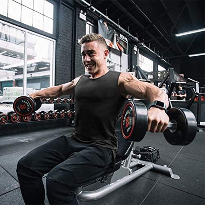 Men’s Tank Tops Vest Sleeveless Gym Workout Bodybuilding Fitness Muscle T-Shirts