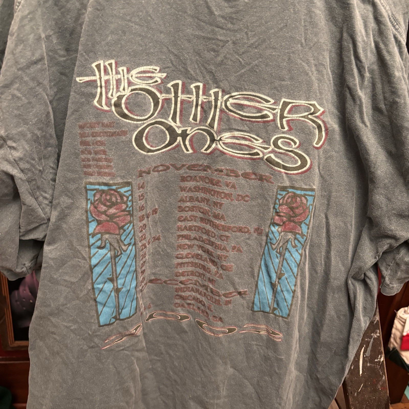 Vintage The Other Ones Grateful Dead Bob Weir 2002 Thrashed Tour T-Shirt XXL