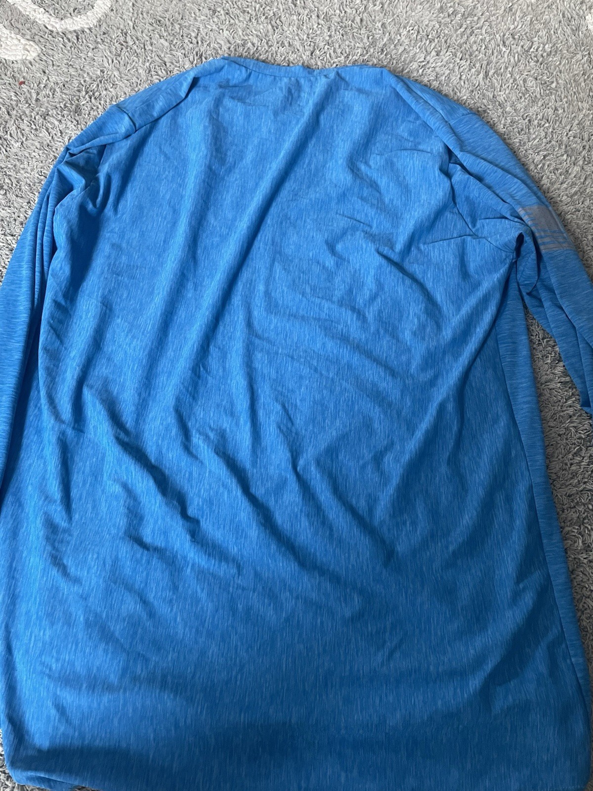Rogue Fitness Blue UPF 30+ Long Sleeve Shirt Size Men’s Large Made In USA