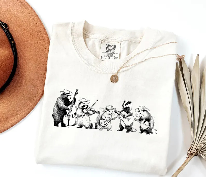 Animal Band Funny Music Lover Pet Comfort Tee