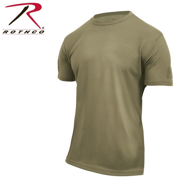 Rothco Tactical Athletic Fit T-Shirt – AR 670-1 Coyote Brown