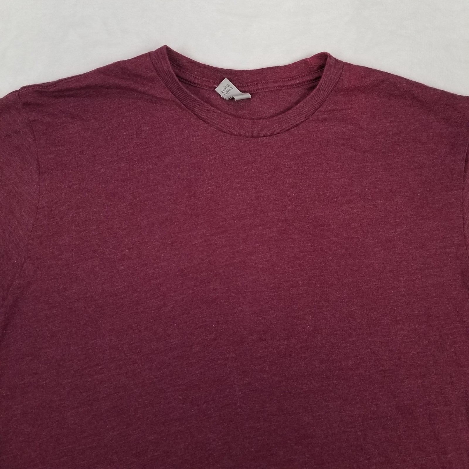 Next Level Apparel Men’s Small Maroon Basic T-Shirt Short Sleeve Crewneck Casual