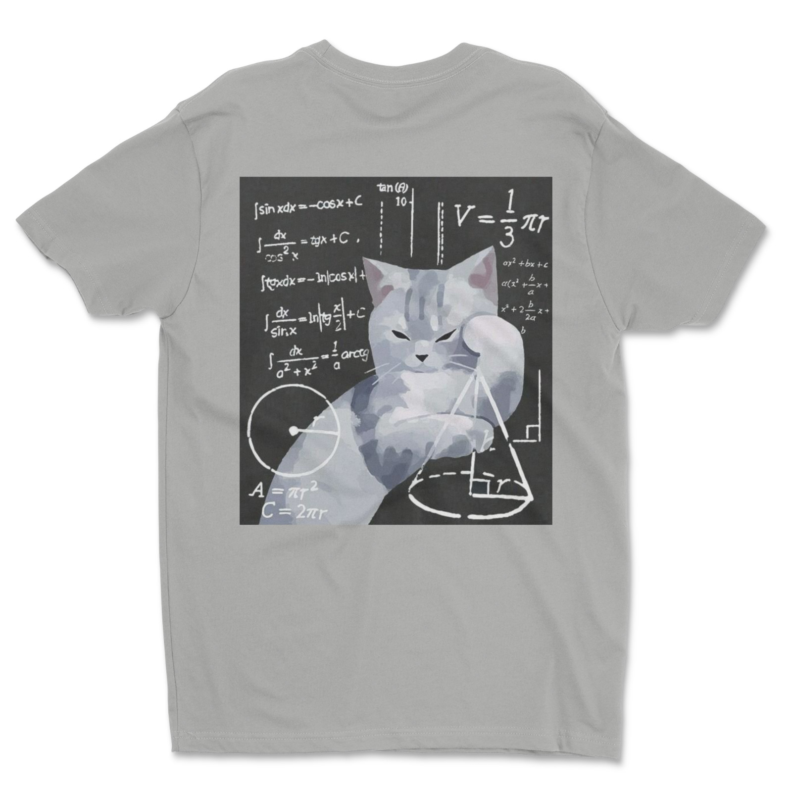 DTF Math Cat/ Custom Unisex Soft Style T-Shirts, Next Level- Cotton