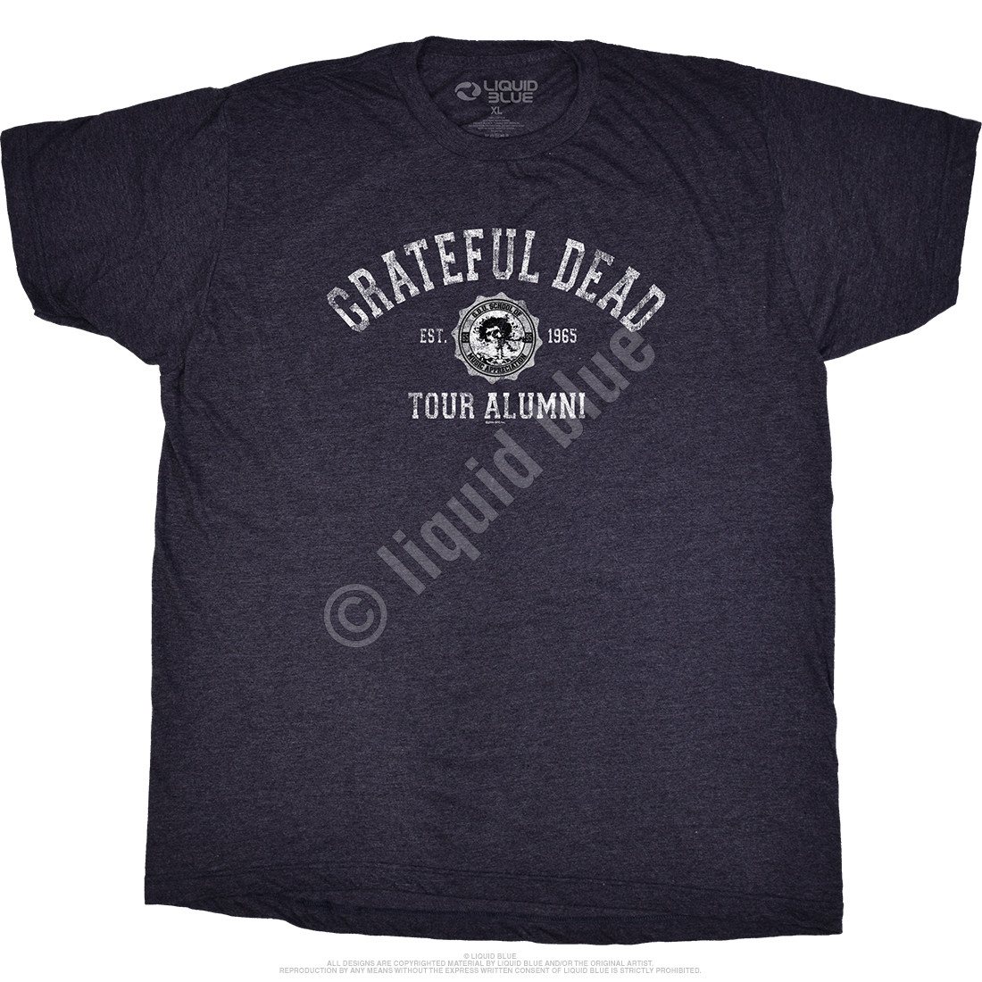 GRATEFUL DEAD-BERTHA TOUR ALUMNI-T-SHIRT S-M-L XL-2X Garcia,Lesh,Wier,Kreutzman