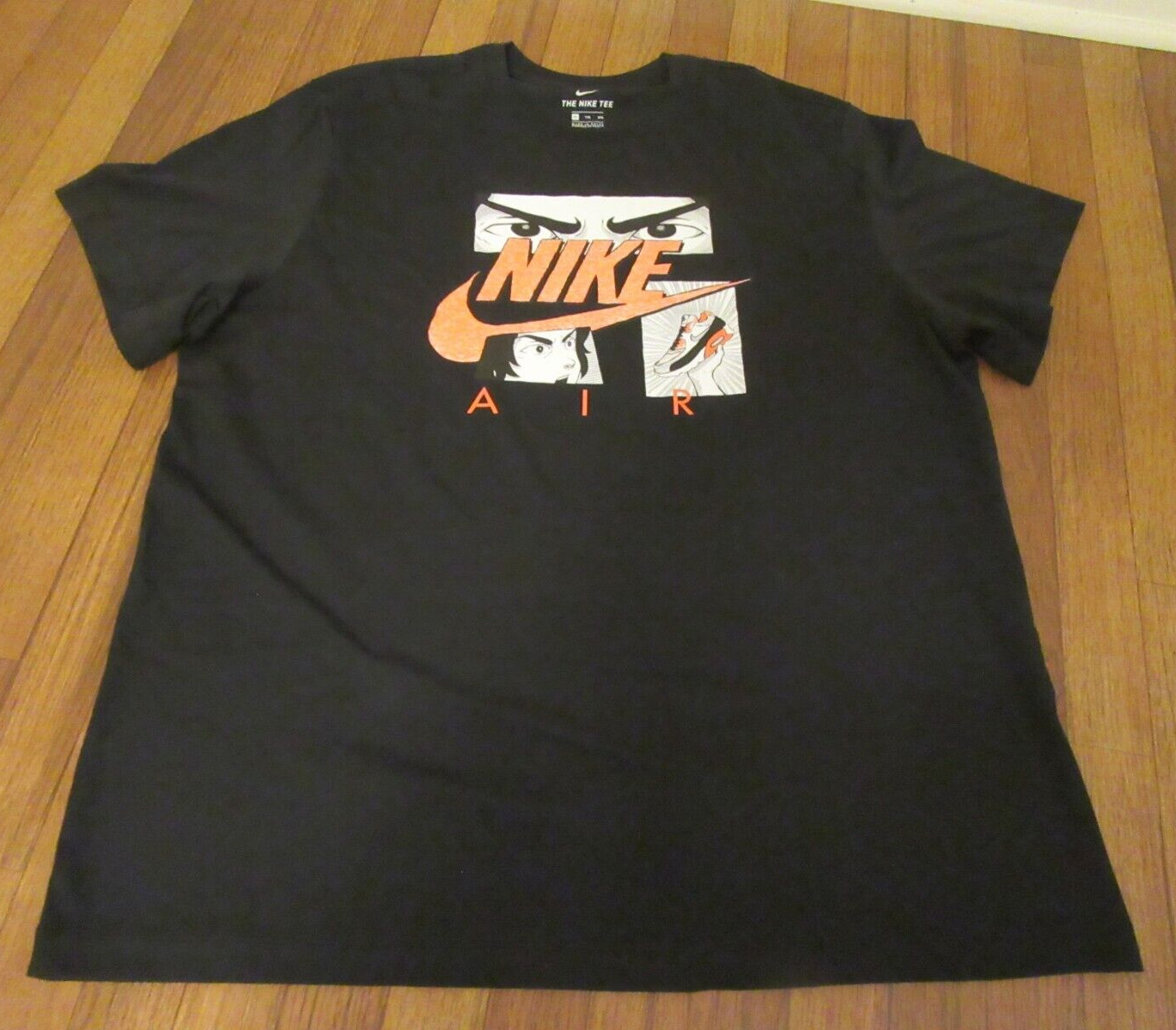 Nike Sportswear Manga Tee T-Shirt Size XXL Black DB6151 010 Brand New NWOT