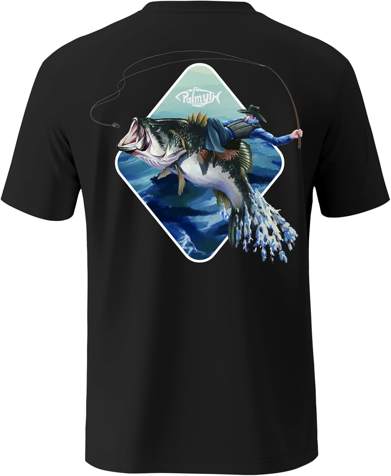 Men’s Palmyth Short Sleeve Fishing Shirt – UPF 50+ Quick Dry UV Protection Tee