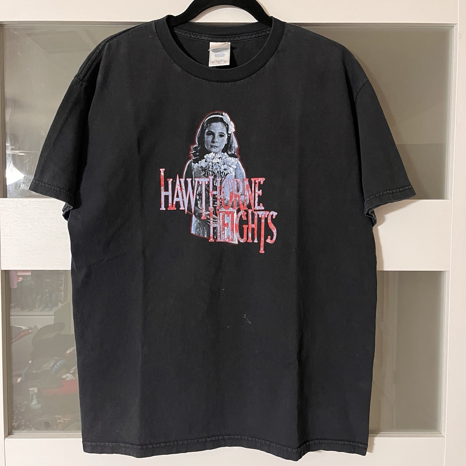 Vintage Hawthorne Heights T- Shirt Mens L Y2K Emo Band