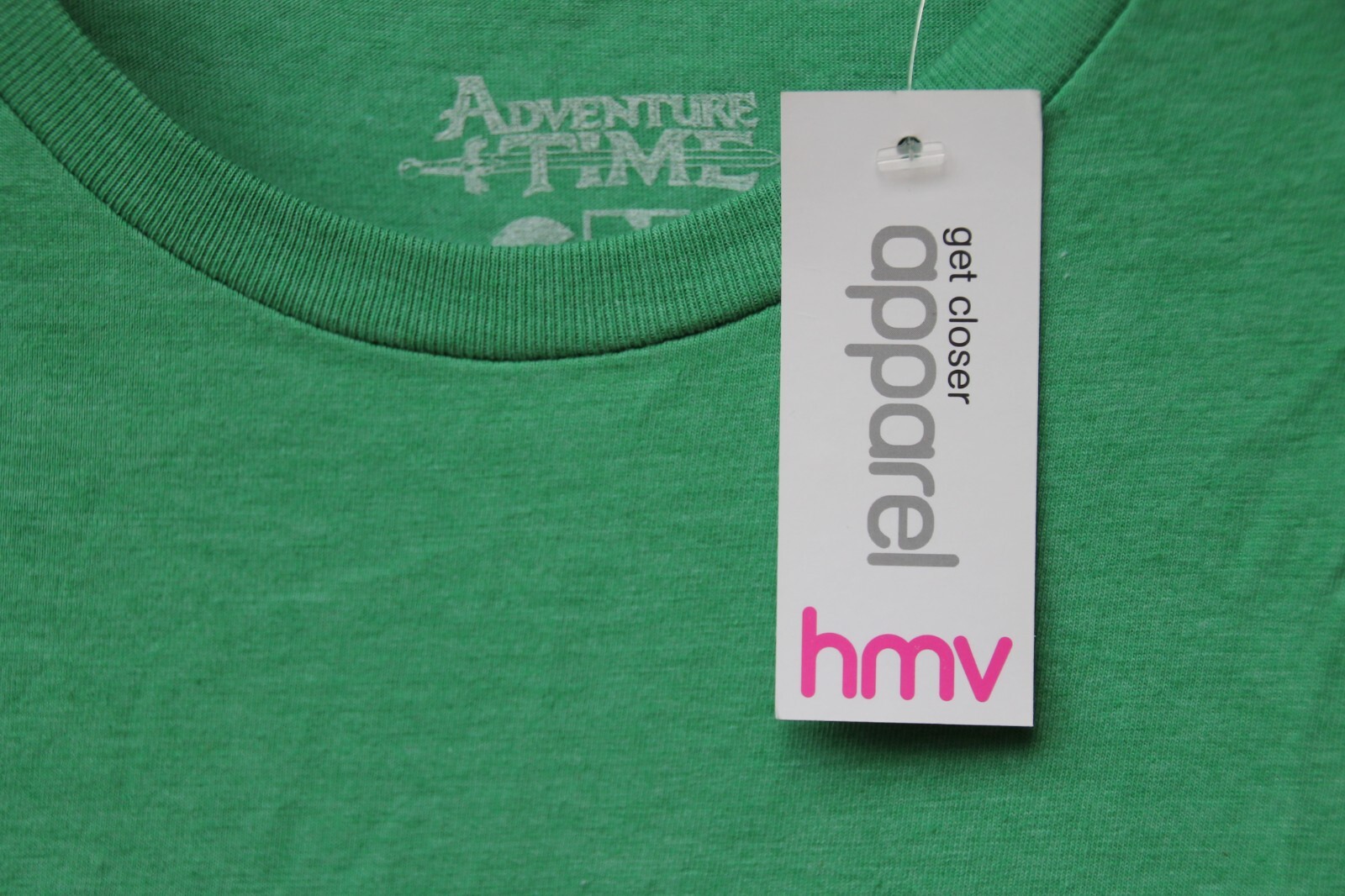 Adventure Time Cartoon Network Jake Finn BMO Hot Dog Green Shirt Size Medium NWT