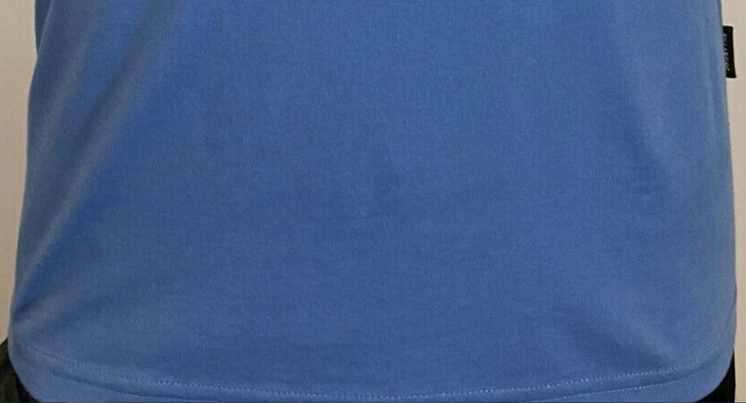Billabong Mens Shirt Medium Blue Red Green Short Sleeve Slim Sunset Graphic
